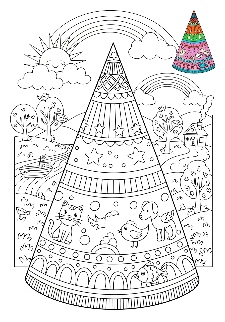 advanced animals Savanna & Grassland topi kids coloring page 0
