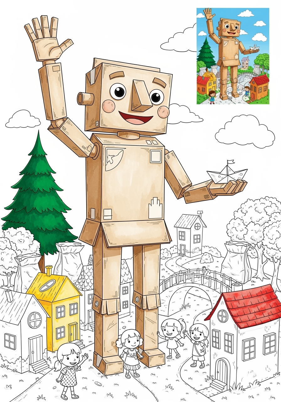 advanced fantasy and fairy tales Characters giant kids coloring page 1