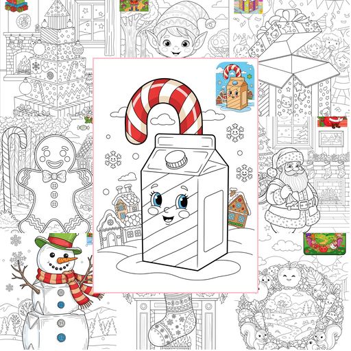 Advanced Holidays and Celebrations Christmas Coloring Sheets Collections Thumbnail