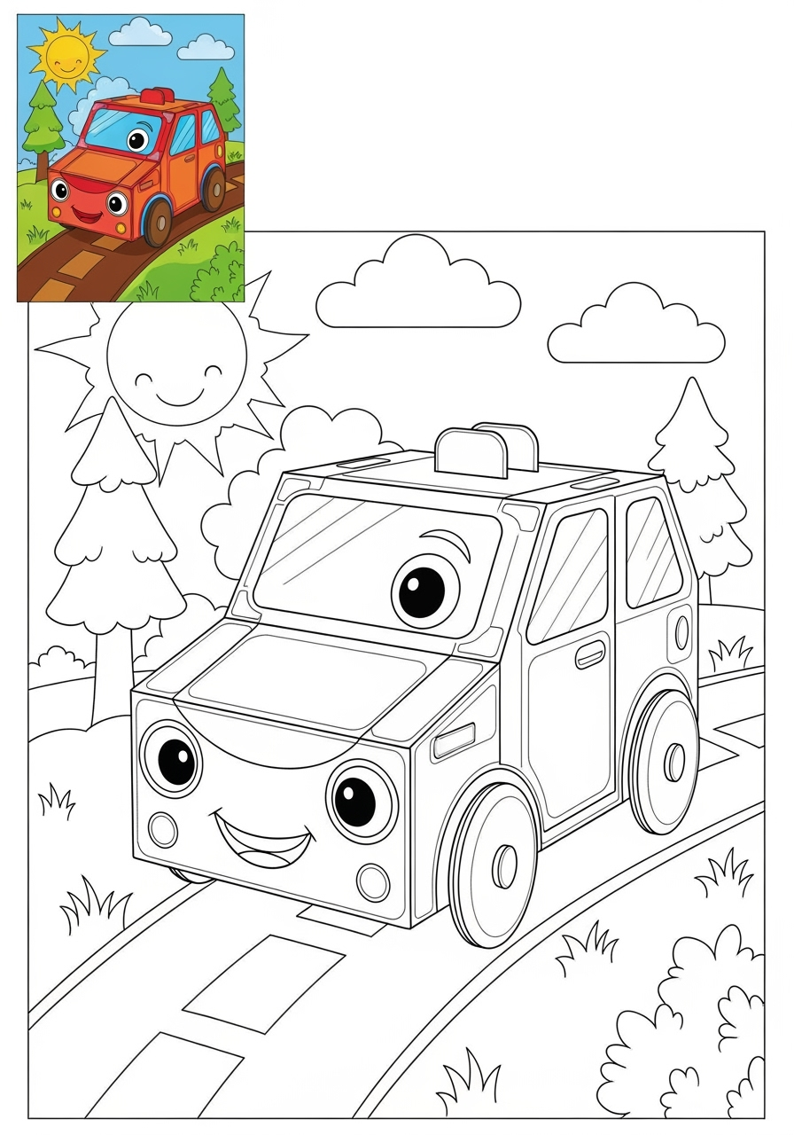 advanced toys and games Classic Toys car toy kids coloring page 0