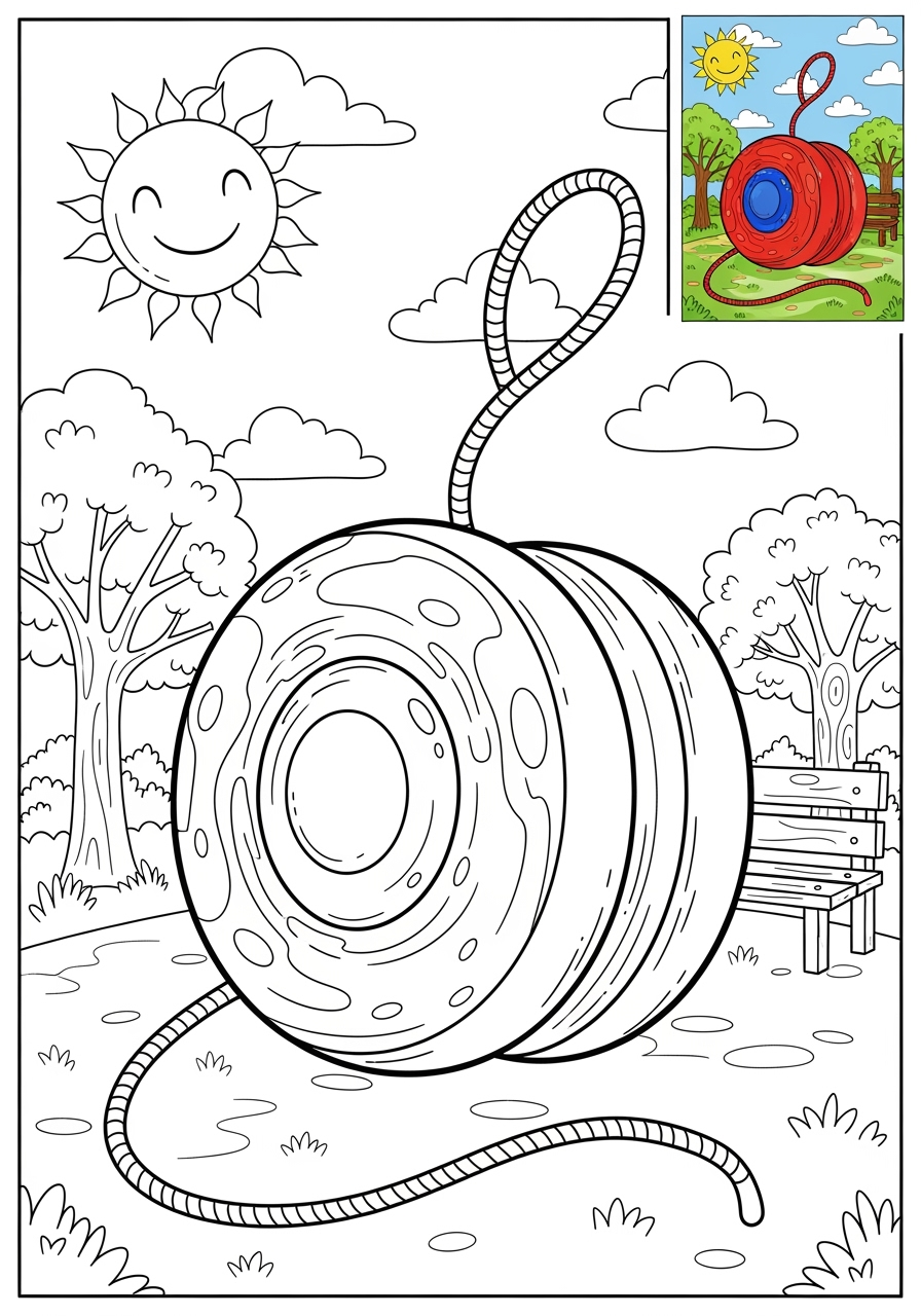 advanced toys and games Classic Toys yo yo kids coloring page 0