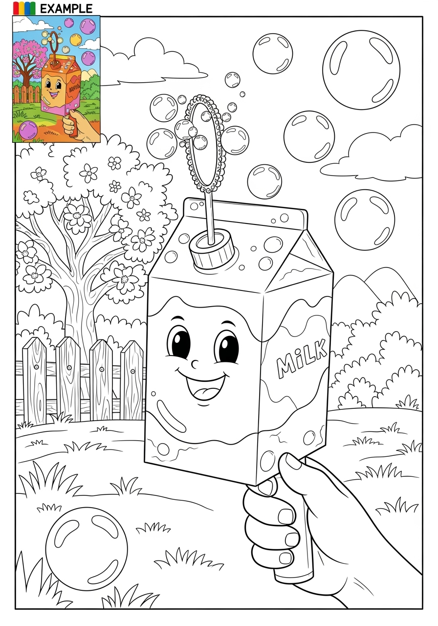 advanced toys and games Jouets d'Extérieur bubble wand kids coloring page 0