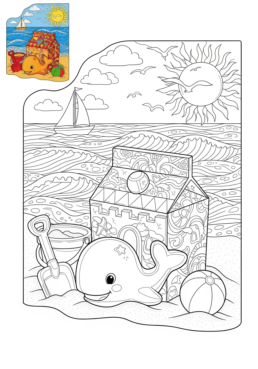 advanced toys and games Jouets d'Extérieur sand toy kids coloring page 1