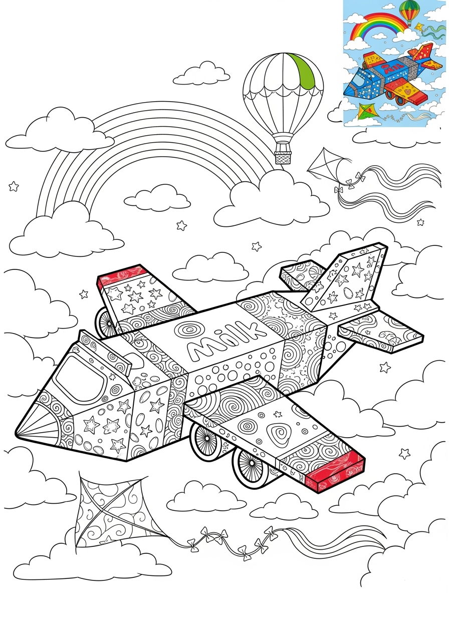 advanced vehicles Giao Thông Hàng Không jet kids coloring page 0