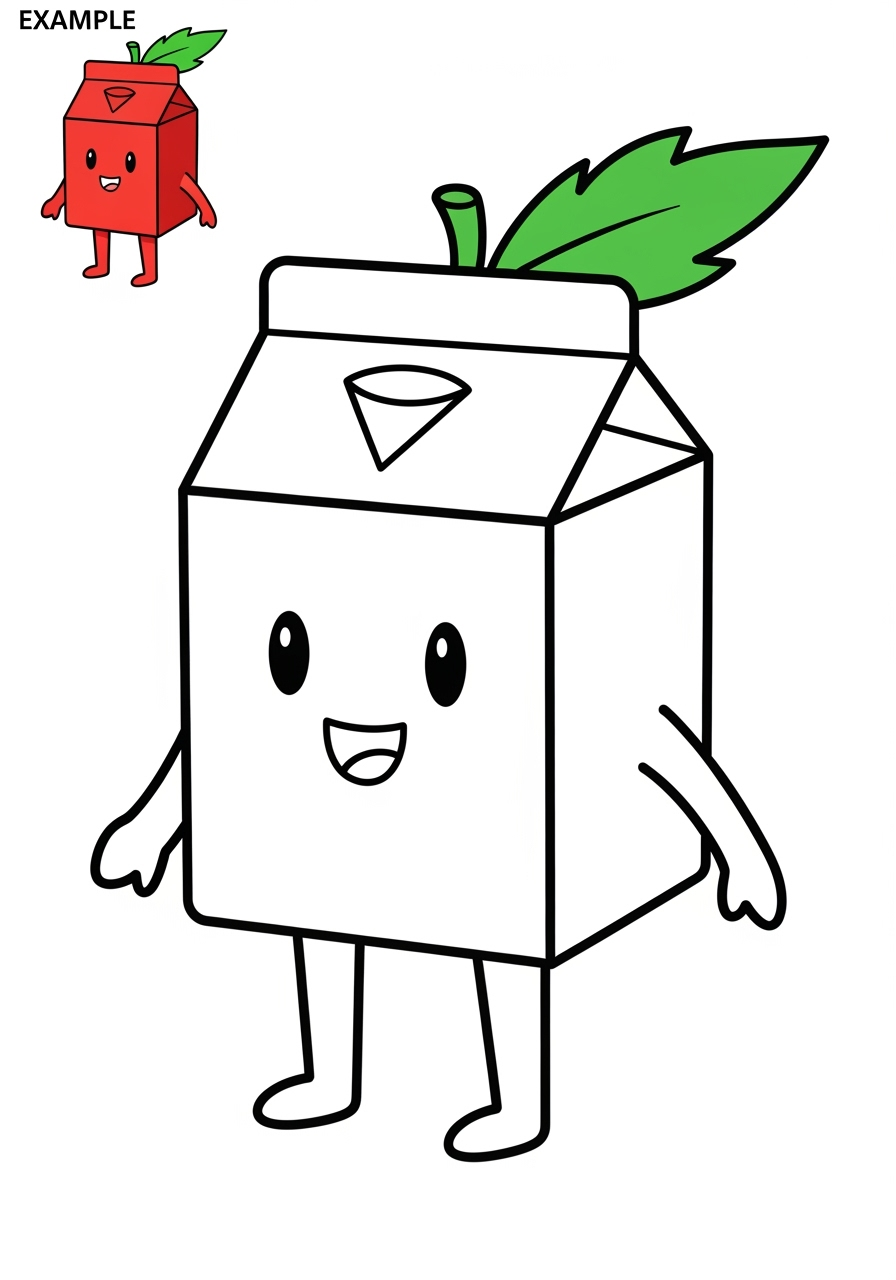 easy food and treats Vegetables tomato kids coloring page 0