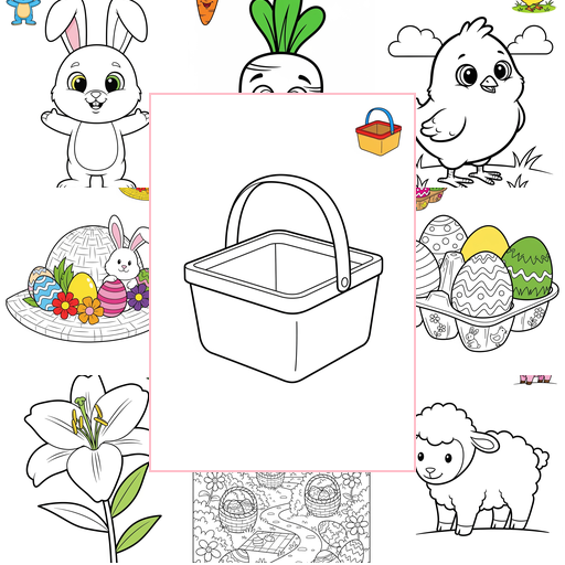 Easy Holidays and Celebrations Easter Coloring Sheets Collections Thumbnail