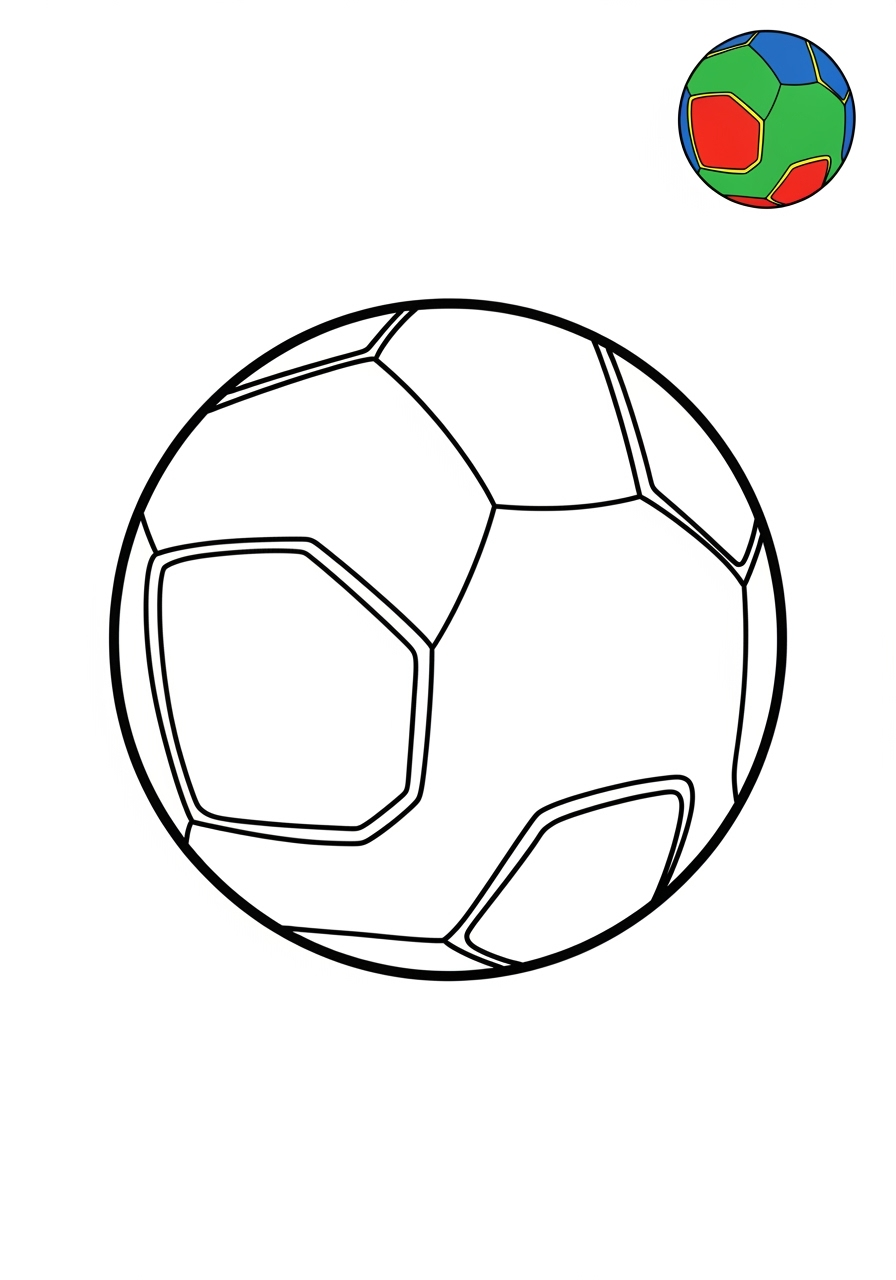 easy sports and activities Other Games dodgeball kids coloring page 0
