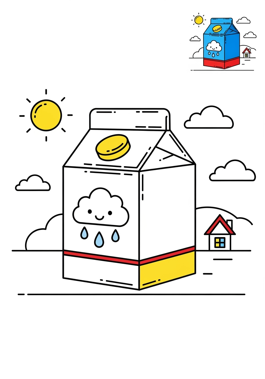 medium clothing and accessories Clothing hat kids coloring page 1