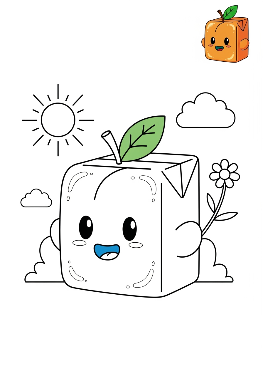 medium food and treats Fruits peach kids coloring page 0