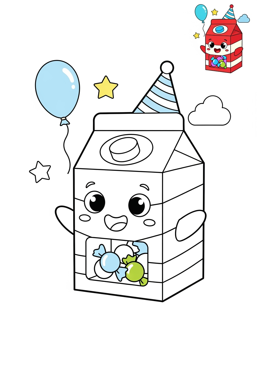 medium holidays and celebrations Halloween candy kids coloring page 0