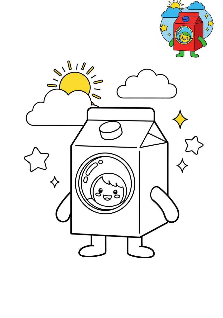 medium space and astronomy Spacecraft capsule kids coloring page 1