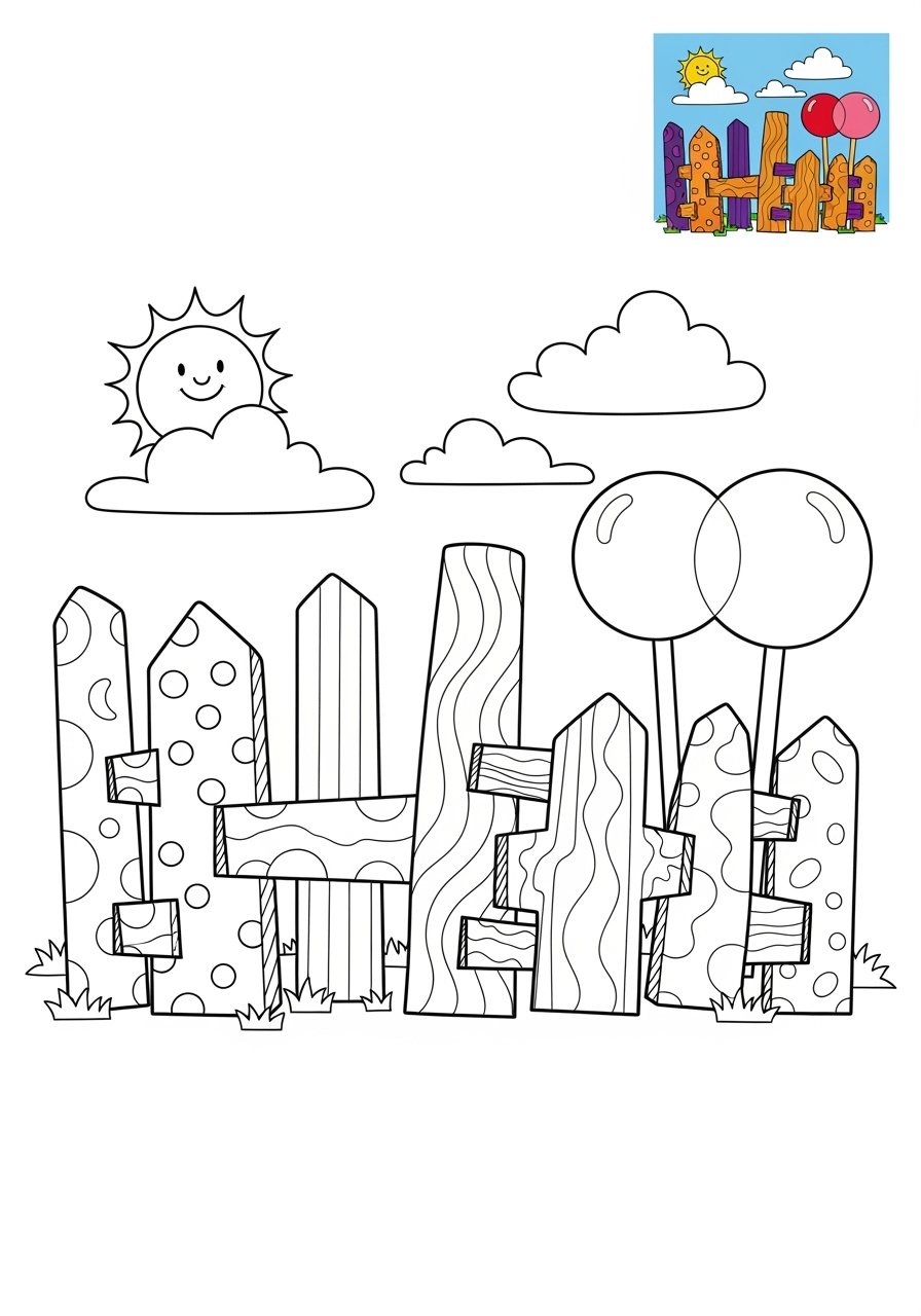 medium sports and activities Other Games fencing kids coloring page 1