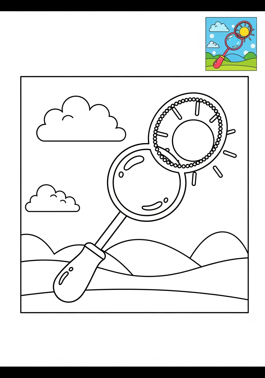 medium toys and games Outdoor Toys bubble wand kids coloring page 1
